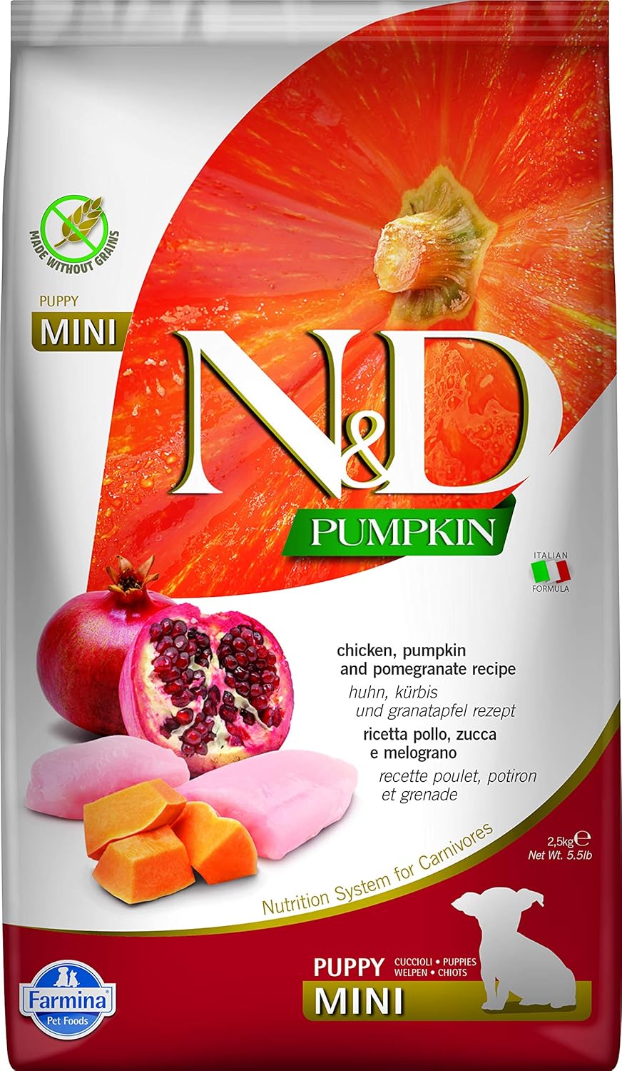 N&D Mini Puppy Chicken, Pumpkin & Pomegranate